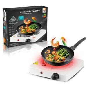 Plaque chauffante électrique 1 feu 1000W – Réchaud électrique portable