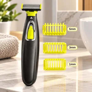 Rasoir électrique multifonction avec sabots 1 mm 3 mm et 5 mm