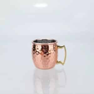 mini mug en cuivre au design vintage