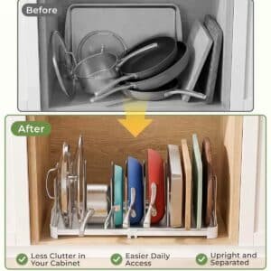 Organisateur Extensible pour Poêles et Couvercles