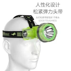 lampe frontale LED rechargeable USB Type-C pour plongée.