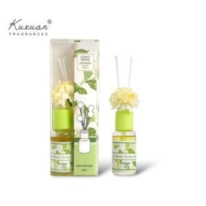 Diffuseur de parfum d’intérieur 30 ml avec fleur décorative et bâtonnets