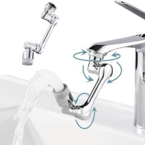 Rallonge de robinet rotative 360 degrés avec mousseur orientable